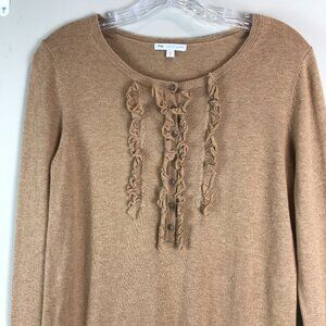 Gap Cotton/cashmere blend Tan Sweater Size S